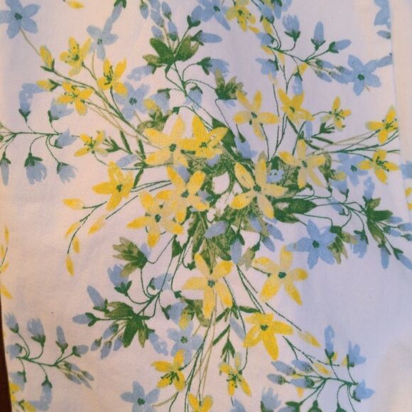 Calvin Klein Blue + Yellow Floral Leggings Size S - Picture 4 of 10